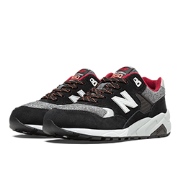 Women's Lifestyle & Retro New Balance 580 Black with White & Red V86m2920